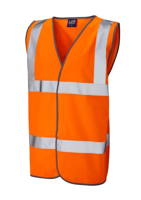 LEO WORKWEAR TARKA ISO 20471 Cl 2 Waistcoat